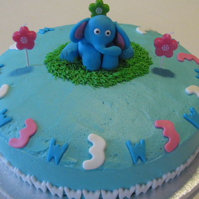 Elephant Birthday Cake
