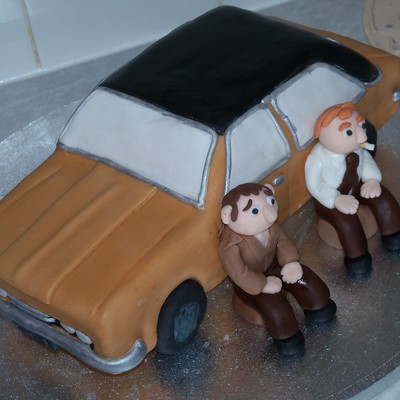 Life On Mars Car Cake