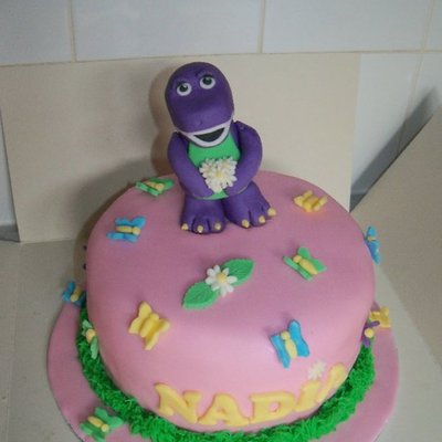 Barney Dinosaur Cake