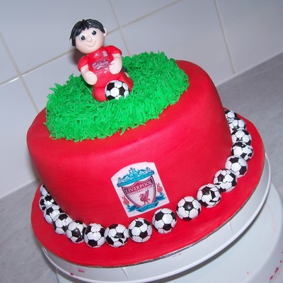 Liverpool Football Cake