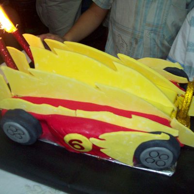 Hot Wheels Cake