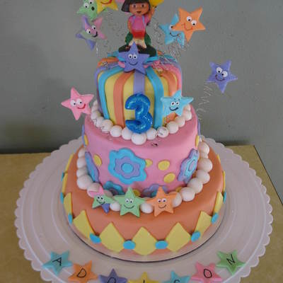 Dora The Explorer Cake