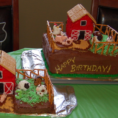 Farm Animal Cake