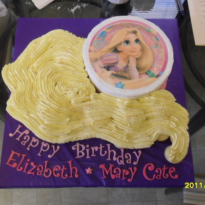 Tangled Cupcake Hair