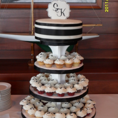 Cupcake Tower Couple's Shower