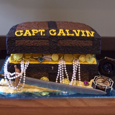 Treasure Chest Birthday Cake