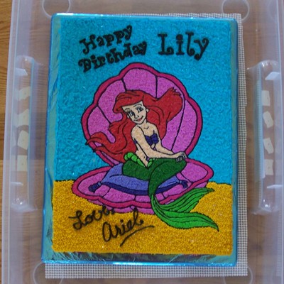 Little Mermaid Ariel Birthday Cake