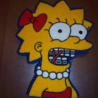 Lisa Simpson Brace Face Cake