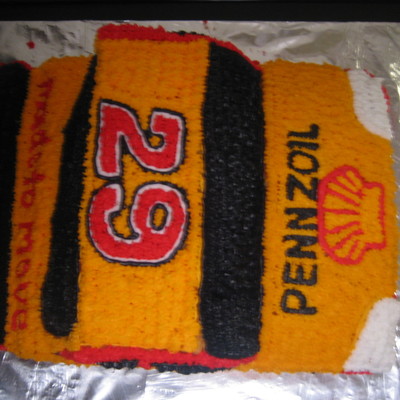 Kevin Harvick Nascar Cake