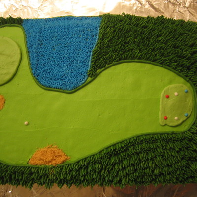 Golf Birthday Cake