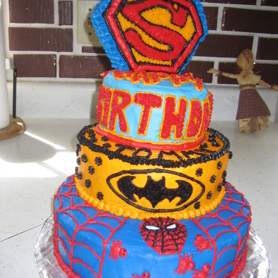 Superhero Cake