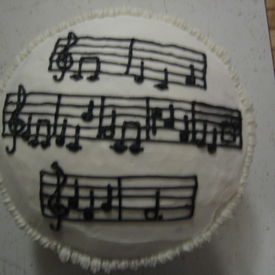 Music Birthday Cake