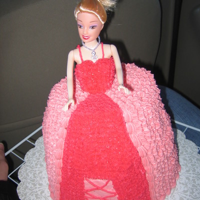 Barbie Birthday Cake
