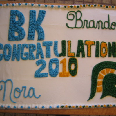 Double Graduation Cake