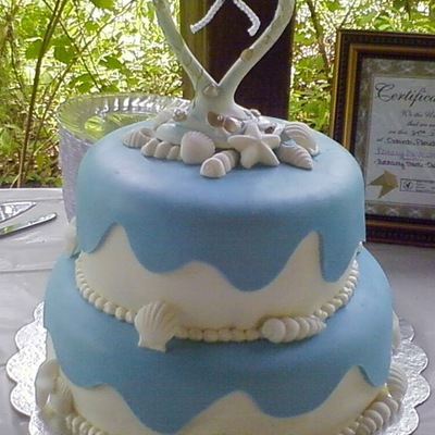 Seashell Wedding Cake