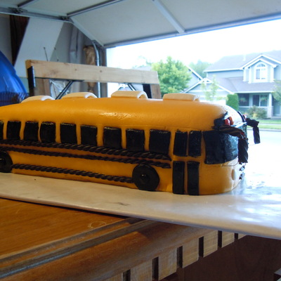 School Bus Cake
