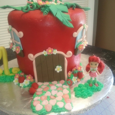 Strawberry Shortcake Cake