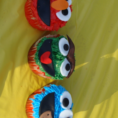 Sesame Street Cupcakes