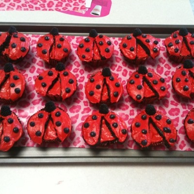 Ladybug Cupcakes
