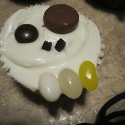 Skeleton Cupcake