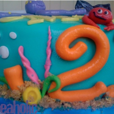 21St Birthday Cake Sea Theme