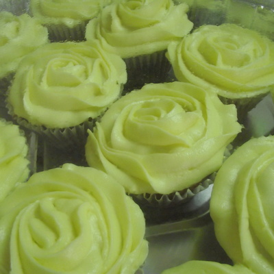 Yellow Rose Cupcakes