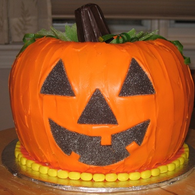 Jack O'lantern Cake
