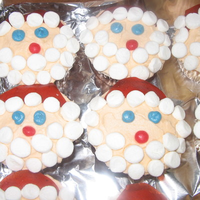 Santa Cupcakes