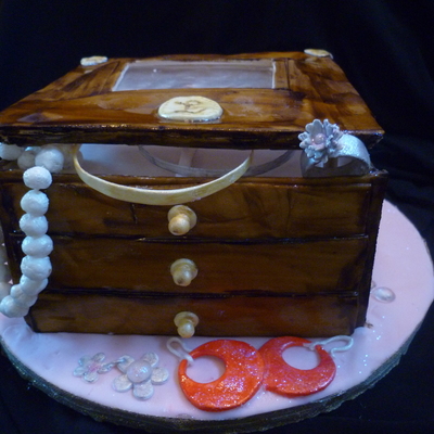 Jewelry Box Birthday Cake