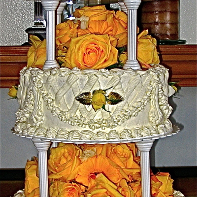 50Th Anniversary Replica Cake