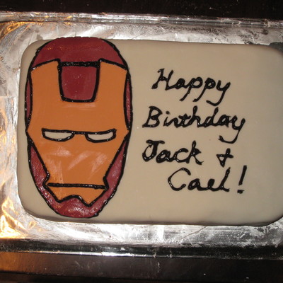 Iron Man Cake