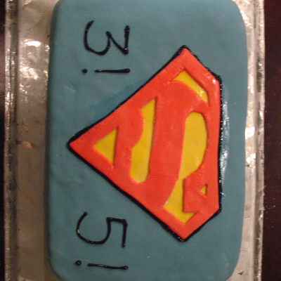 Superman Cake