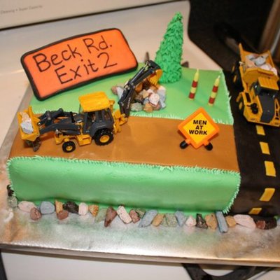 Bulldozer Cake
