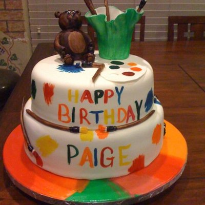 Painted Pottery Birthday