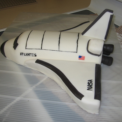 Fondant Space Shuttle