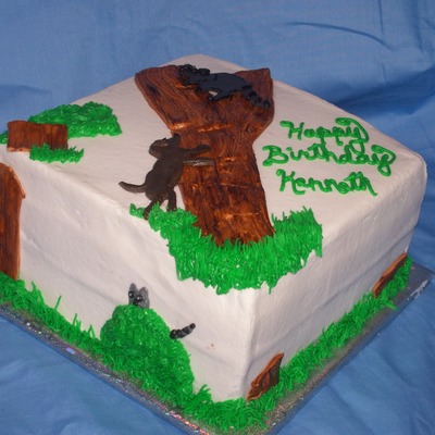 Coon Hunters Birthday Cake