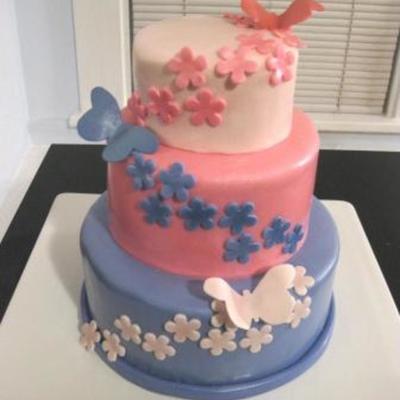Girly Birthday Cake