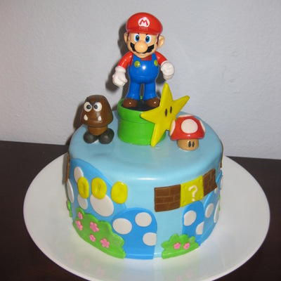 Mario Birthday Cake