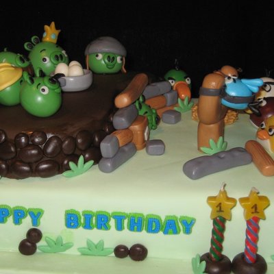 Angry Birds Cake