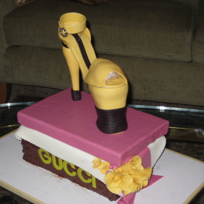 High Heel Choco Ganache Cake