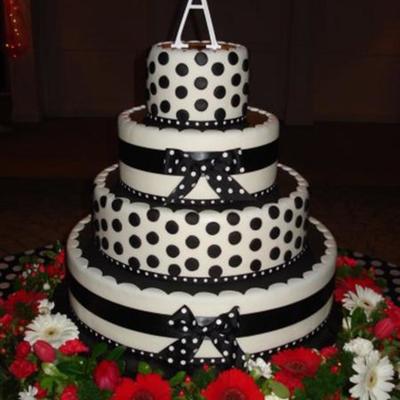 Black Poka Dots