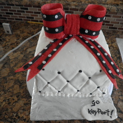 Cheerleader Bow Cake