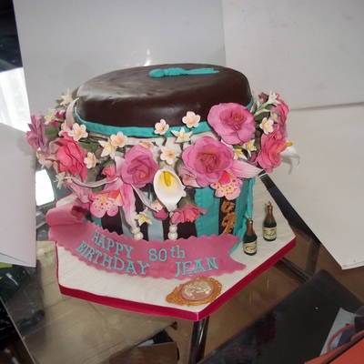 Hat Box Cake