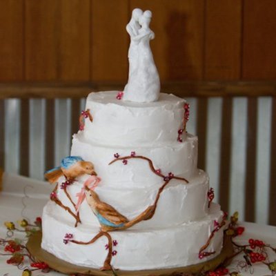 The Earthy Wedding Cake