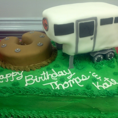 Horse Trailer Cake