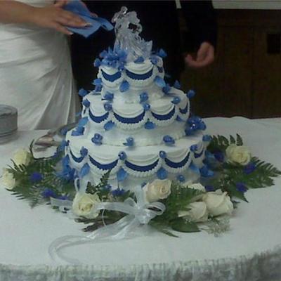 Three Tier Buttercream Wedding Cake