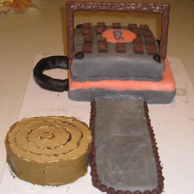 Chainsaw Cake