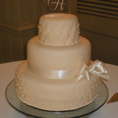 Round "champagne" 3 Tier