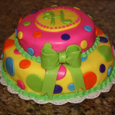 Whimsical Birthday Cake