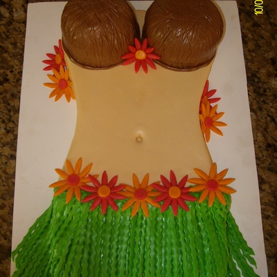 Hawaiian Luau Cake